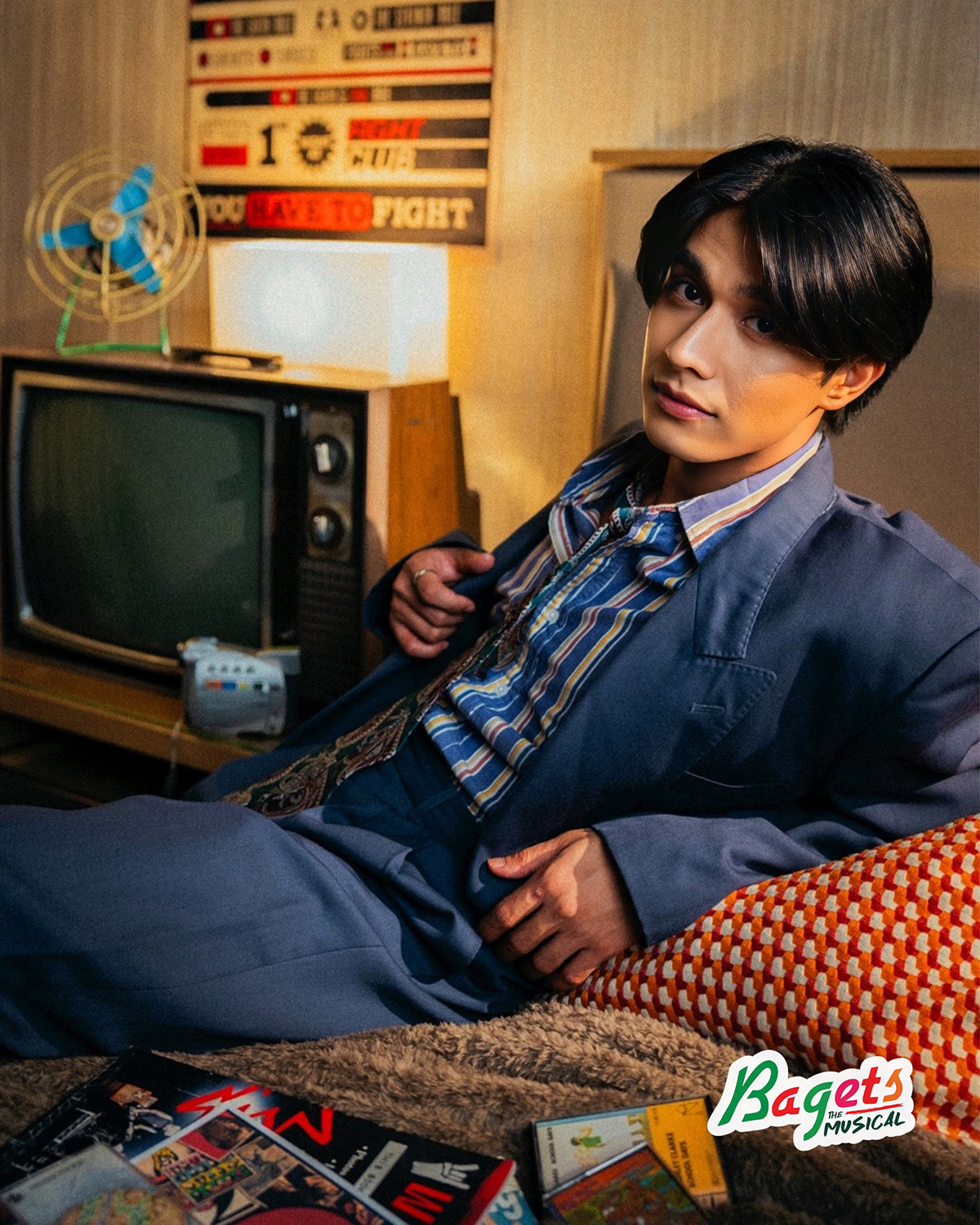 Jeff Moses as Topee in Bagets The Musical