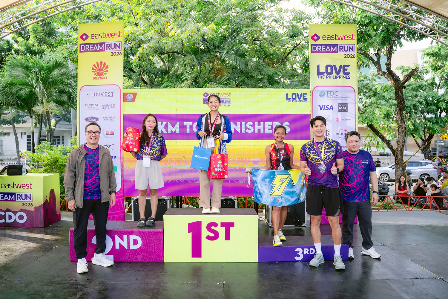 EastWest Dream Run CDO 21KM podium finishers (women)